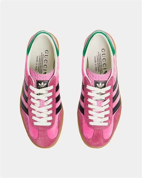 pink gucci adidas sneakers|Gucci Adidas gazelle pink.